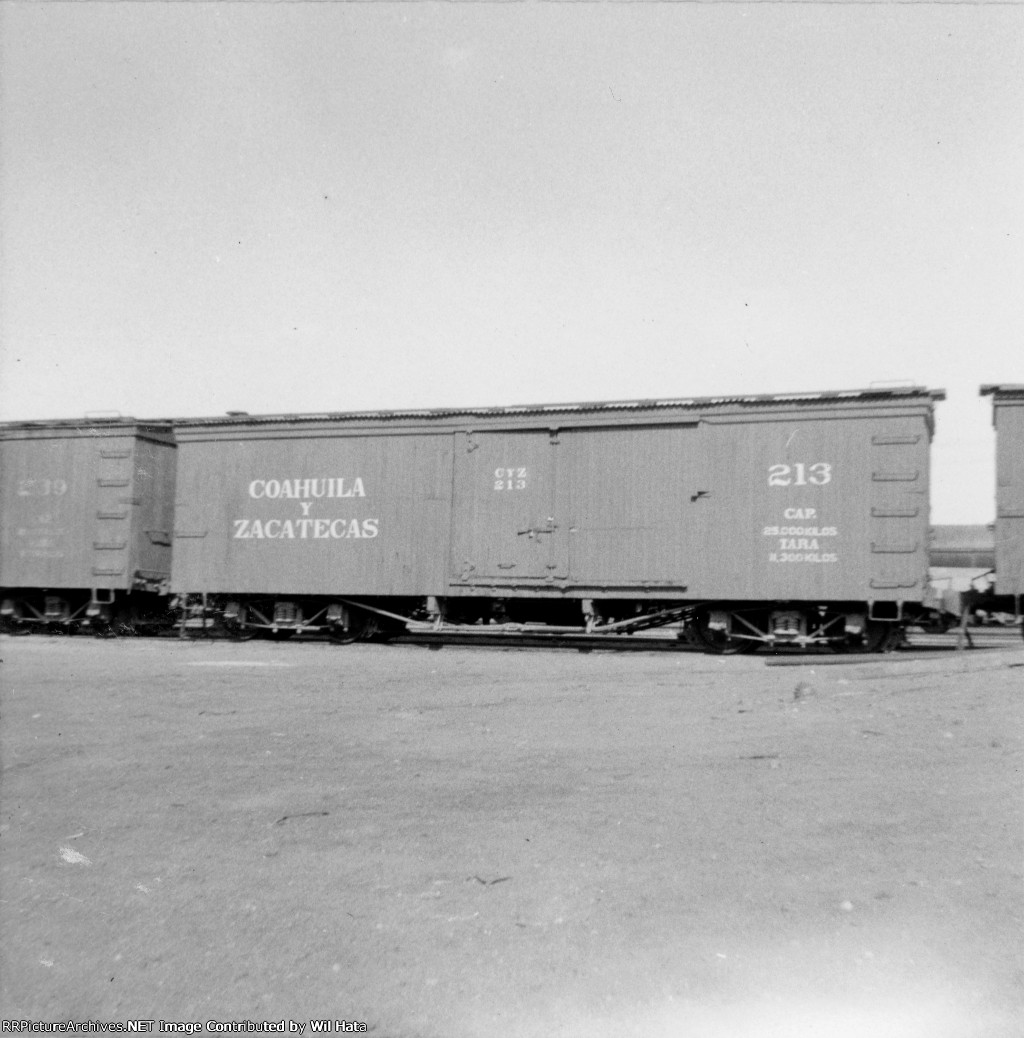 Coahuila y Zacatecas Boxcar 213